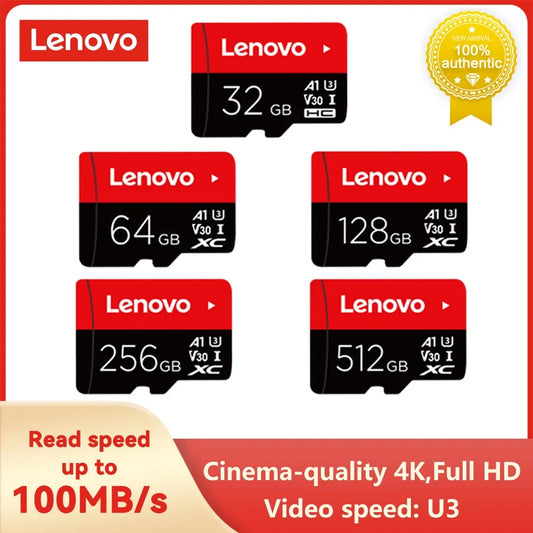 Scheda di memoria Lenovo con diverse varianti